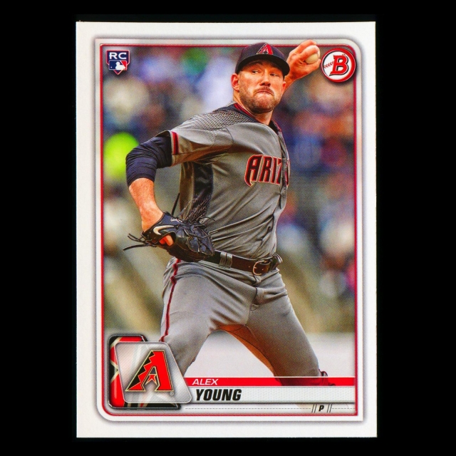 Alex Young RC 2020 Bowman Rookie Diamondbacks