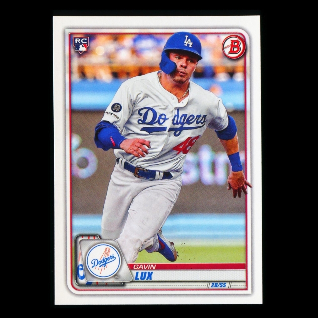 Gavin Lux RC 2020 Bowman Rookie Dodgers