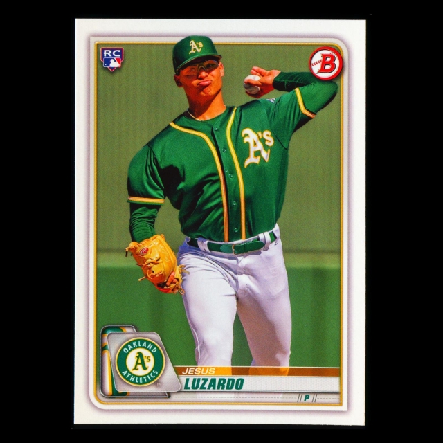 Jesus Luzardo RC 2020 Bowman Rookie Athletics