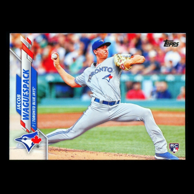 Jacob Waguespack RC 2020 Topps Rookie Blue Jays