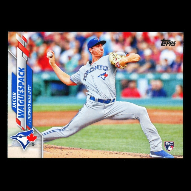 Jacob Waguespack RC 2020 Topps Rookie Blue Jays