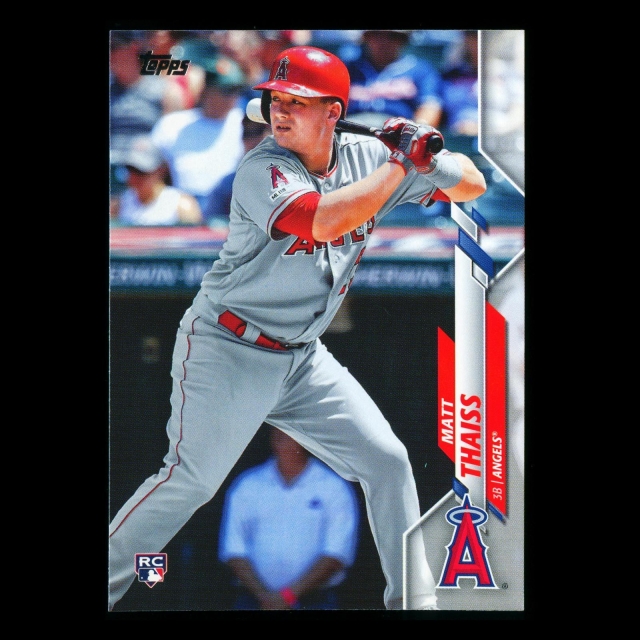 Matt Thaiss RC 2020 Topps Rookie Angels