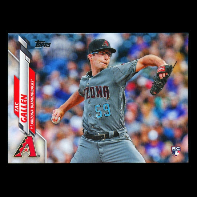 Zac Gallen RC 2020 Topps Rookie Diamondbacks