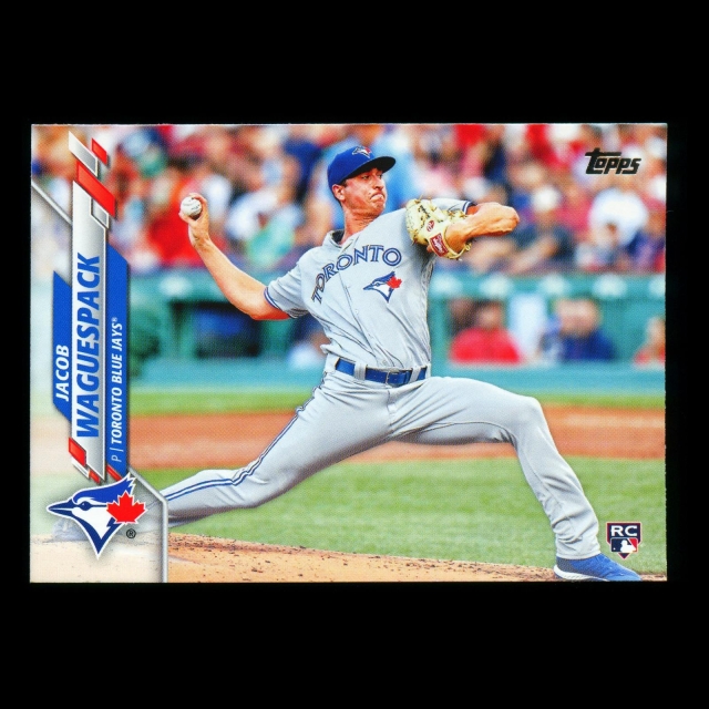 Jacob Waguespack RC 2020 Topps Rookie Blue Jays