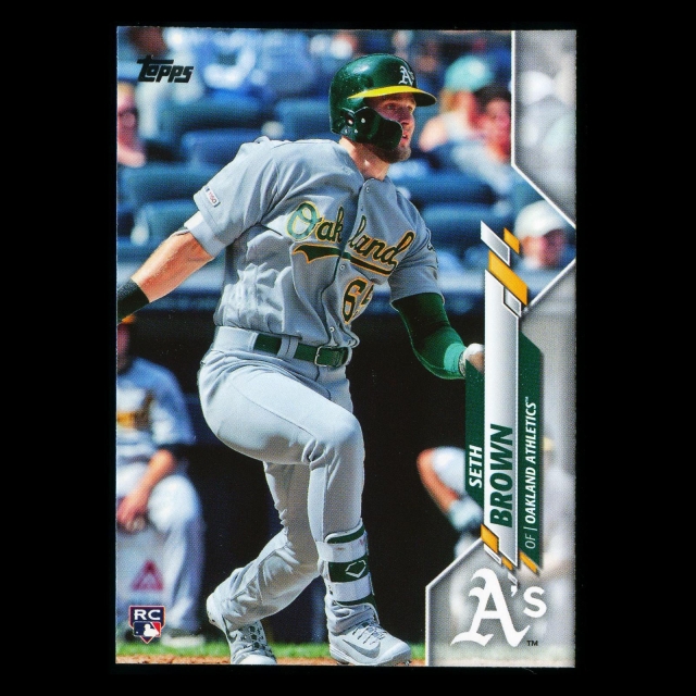 Seth Brown RC 2020 Topps Rookie Athletics