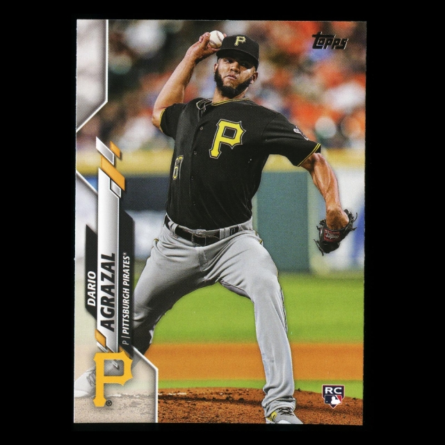 Dario Agrazal RC 2020 Topps Rookie Pirates