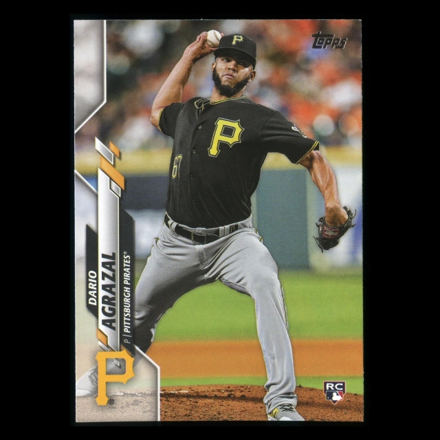 Dario Agrazal RC 2020 Topps Rookie Pirates