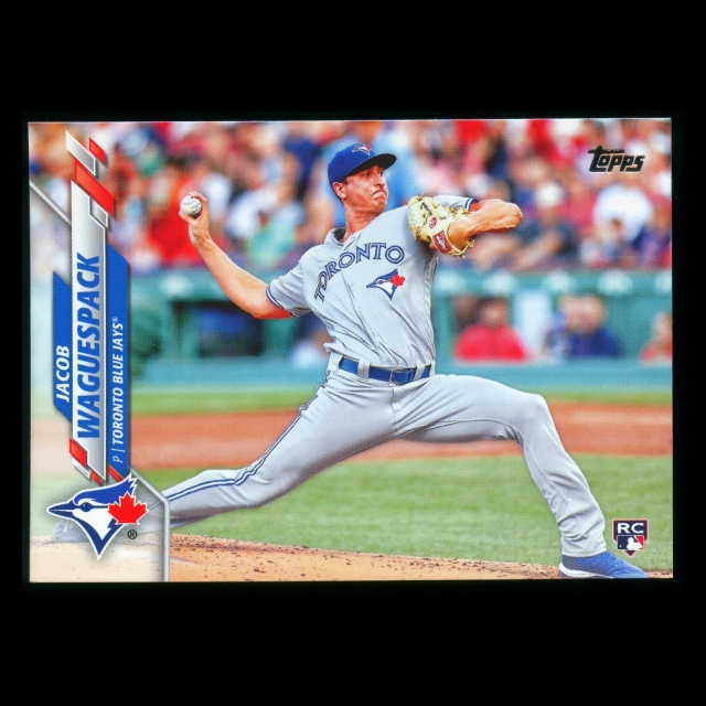 Jacob Waguespack RC 2020 Topps Rookie Blue Jays