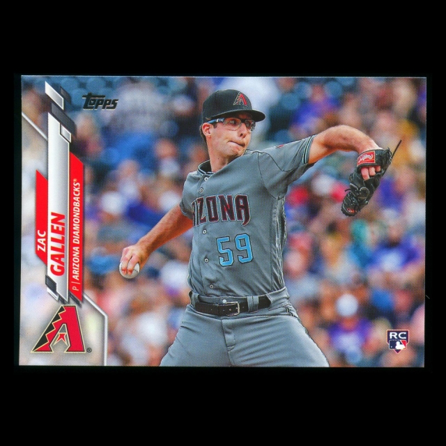 Zac Gallen RC 2020 Topps Rookie Diamondbacks