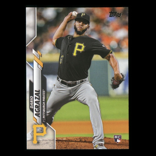 Dario Agrazal RC 2020 Topps Rookie Pirates