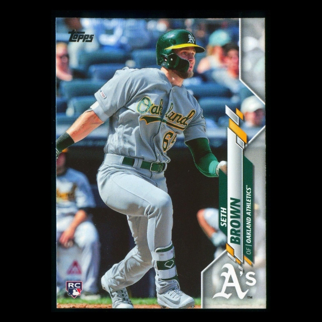 Seth Brown RC 2020 Topps Rookie Athletics