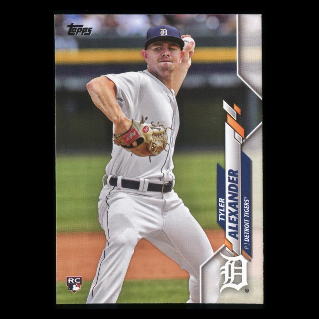 Tyler Alexander RC 2020 Topps Rookie Tigers