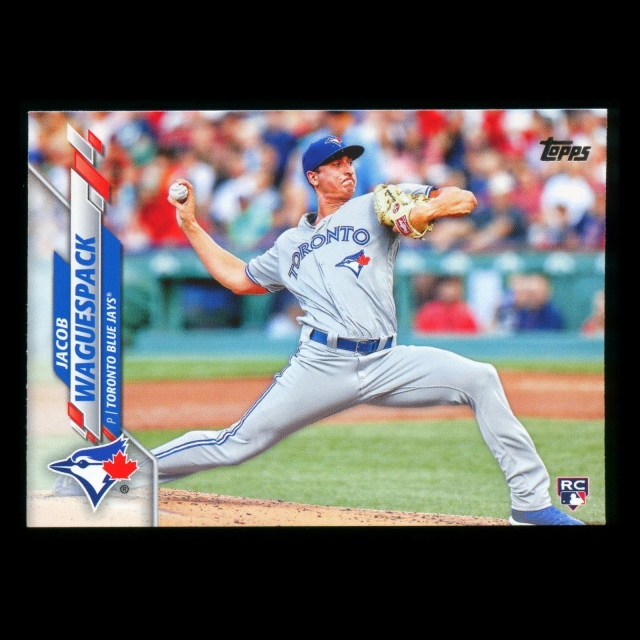 Jacob Waguespack RC 2020 Topps Rookie Blue Jays