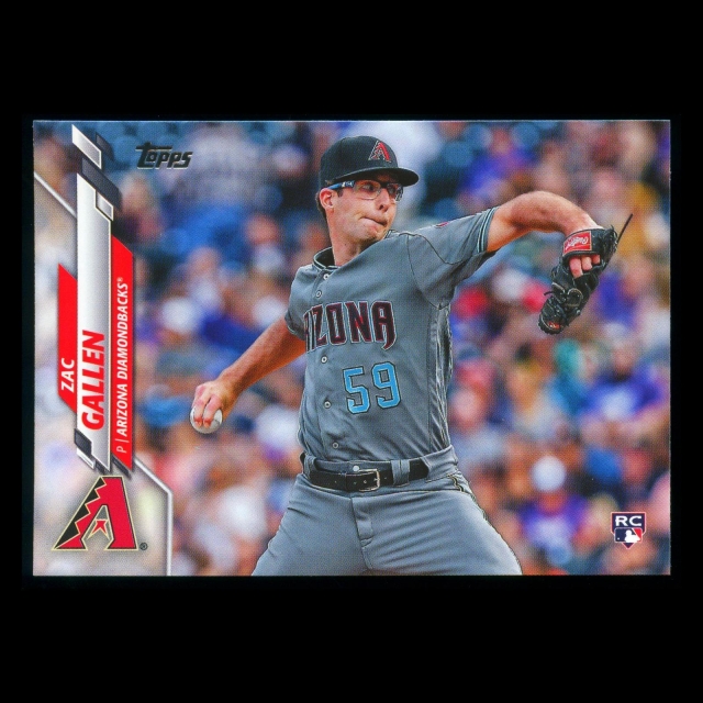Zac Gallen RC 2020 Topps Rookie Diamondbacks