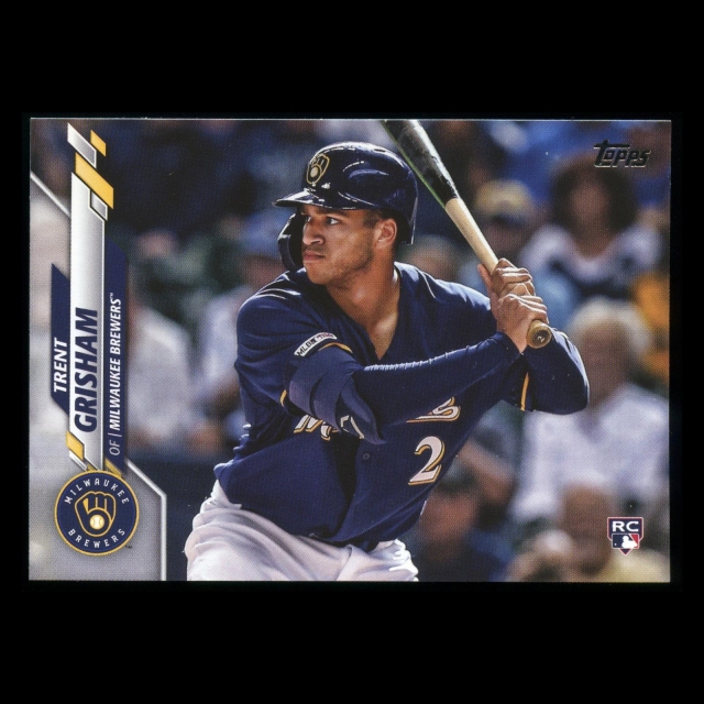Trent Grisham RC 2020 Topps Rookie Brewers