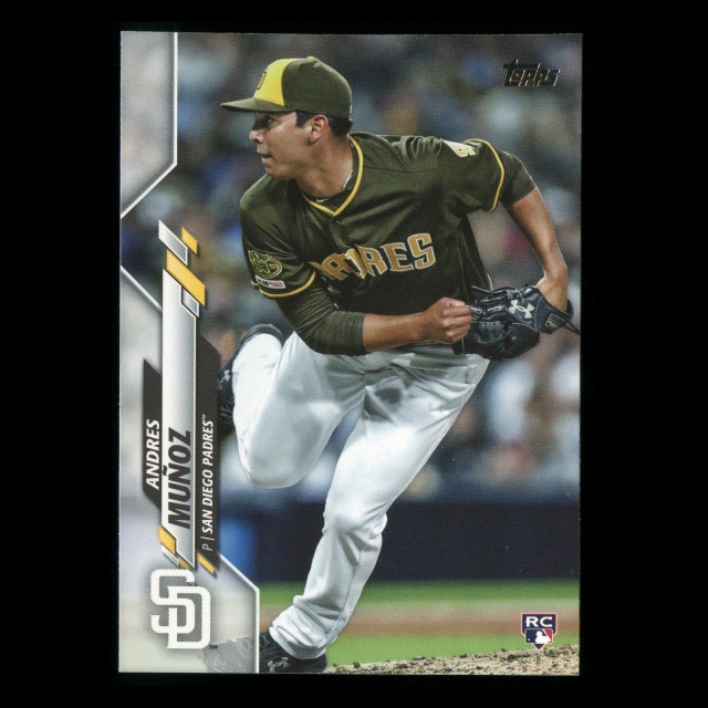 Andres Munoz RC 2020 Topps Rookie Padres
