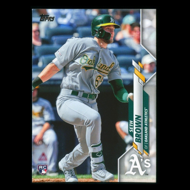 Seth Brown RC 2020 Topps Rookie Athletics