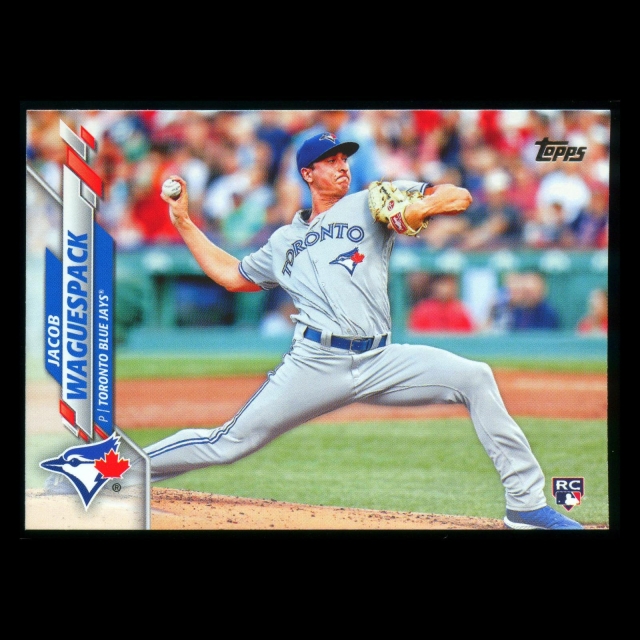 Jacob Waguespack RC 2020 Topps Rookie Blue Jays