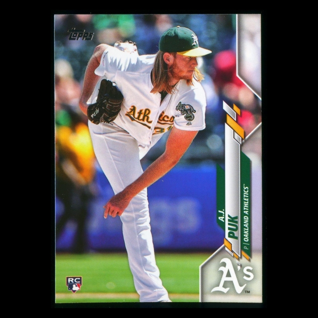 A.J. Puk RC 2020 Topps Rookie Athletics