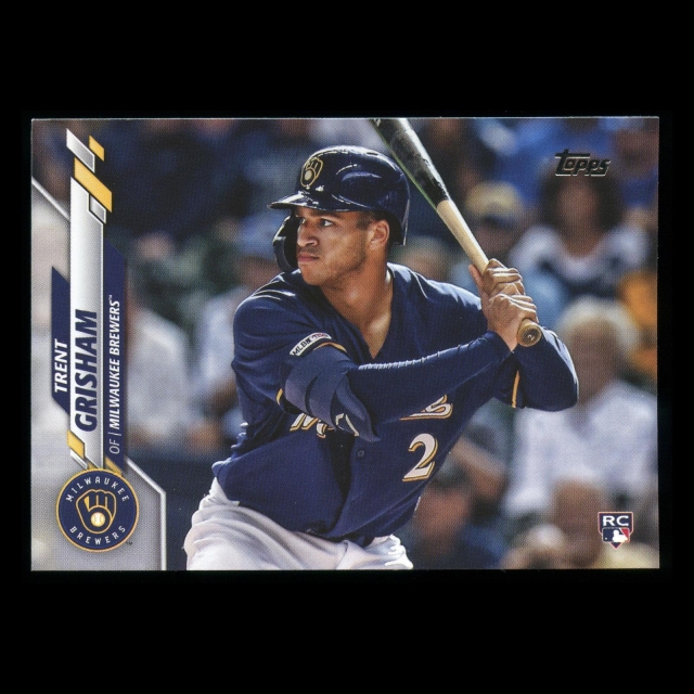 Trent Grisham RC 2020 Topps Rookie Brewers