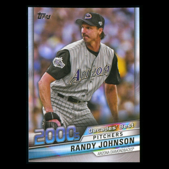 Randy Johnson 2020 Topps Decades' Best Pitchers 2000s Diamondbacks
