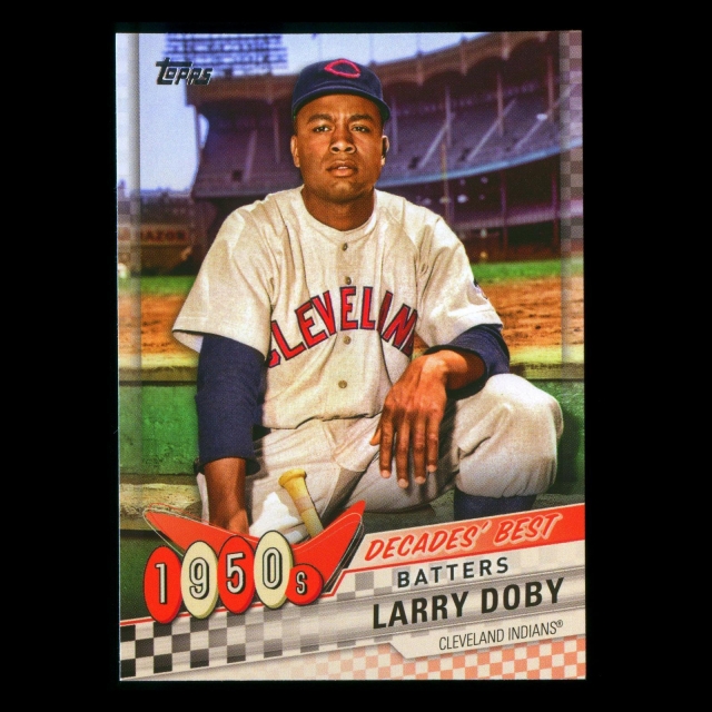 Larry Doby 2020 Topps Decades' Best Batters 1950s Indians