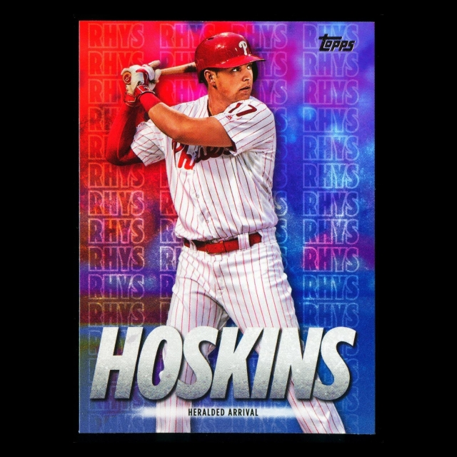 Rhys Hoskins 2020 Topps Heralded Arrival Phillies