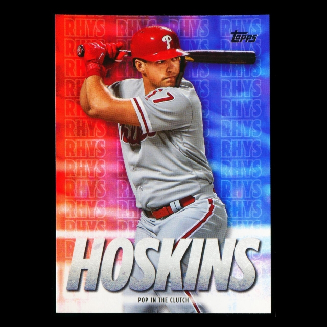 Rhys Hoskins 2020 Topps Pop In The Clutch Phillies