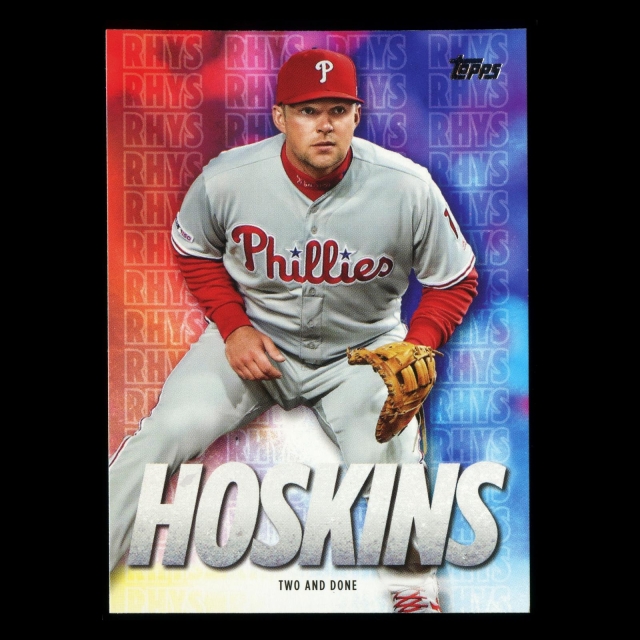 Rhys Hoskins 2020 Topps Two And Done Phillies