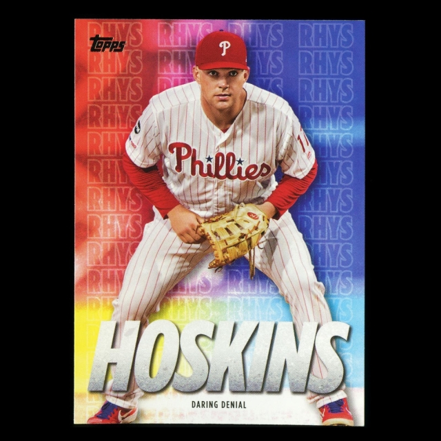 Rhys Hoskins 2020 Topps Daring Denial Phillies