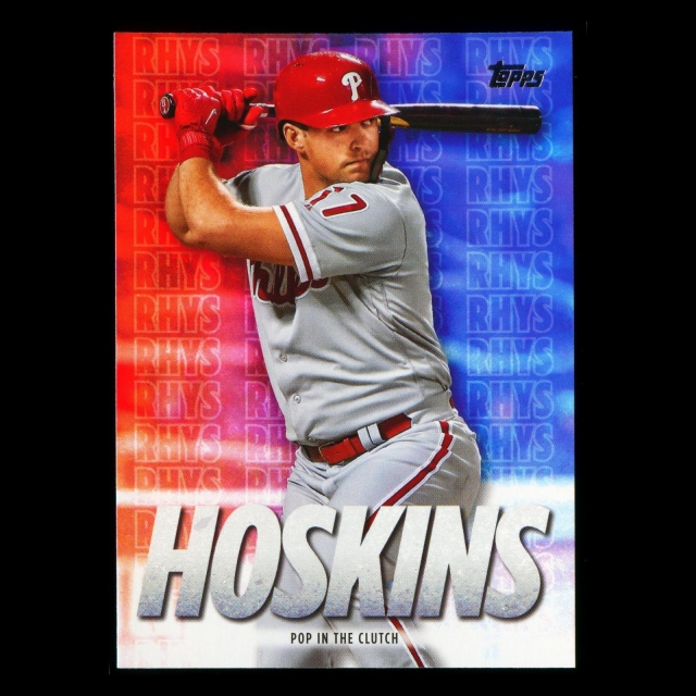 Rhys Hoskins 2020 Topps Pop In The Clutch Phillies