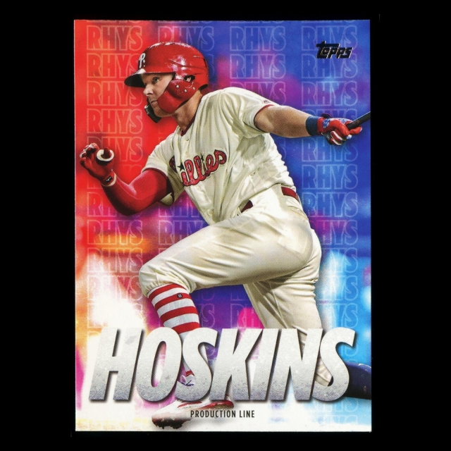 Rhys Hoskins 2020 Topps Production Line Phillies