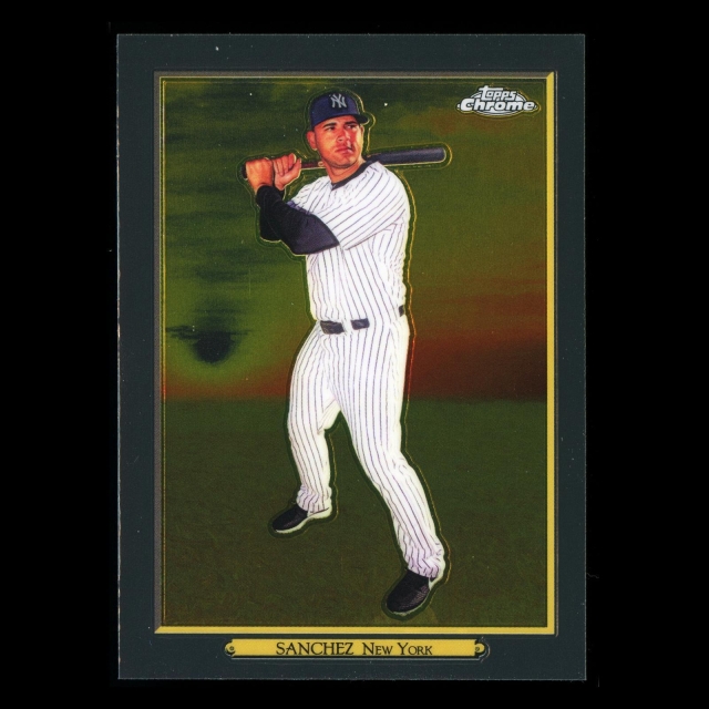 Gary Sanchez 2020 Topps Chrome Turkey Red Chrome Yankees