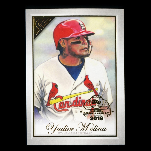 Yadier Molina 2019 Topps Gallery National Baseball Card Day Cardinals