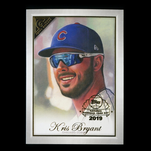 Kris Bryant 2019 Topps Gallery National Baseball Card Day Cubs