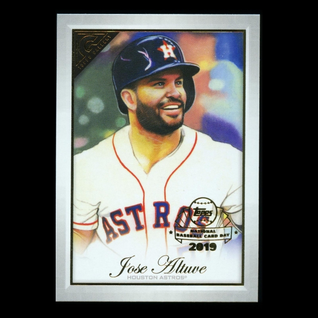 Jose Altuve 2019 Topps Gallery National Baseball Card Day Astros