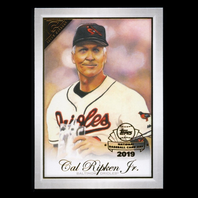 Cal Ripken Jr. 2019 Topps Gallery National Baseball Card Day Orioles