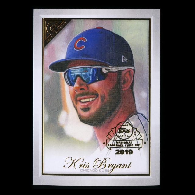 Kris Bryant 2019 Topps Gallery National Baseball Card Day Cubs