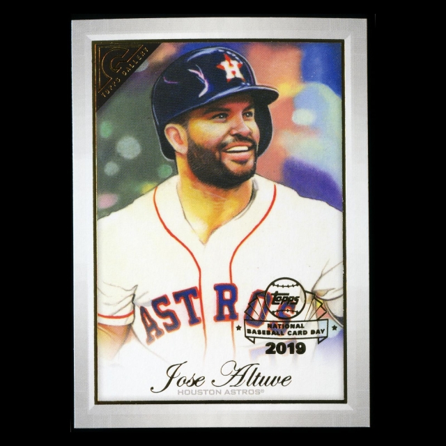 Jose Altuve 2019 Topps Gallery National Baseball Card Day Astros