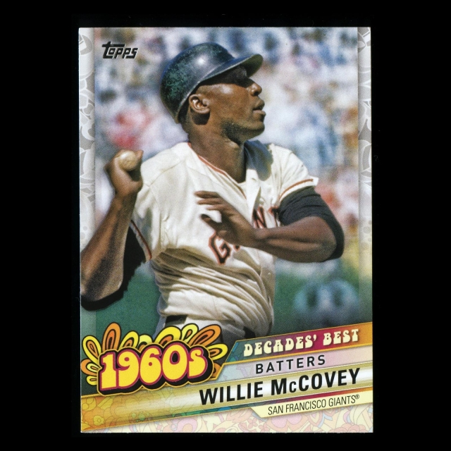 Willie McCovey 2020 Topps Decades' Best Batters 1960s Giants