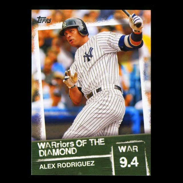Alex Rodriguez 2020 Topps WARriors of the Diamond Yankees