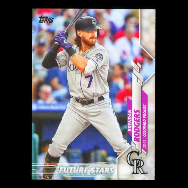 Brendan Rodgers 2020 Topps Future Stars Rockies