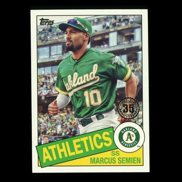 Marcus Semien 2020 Topps 35 Anniversary 85 Retro Athletics