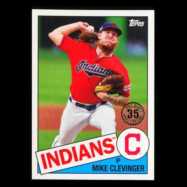 Mike Clevinger 2020 Topps 35 Anniversary 85 Retro Indians