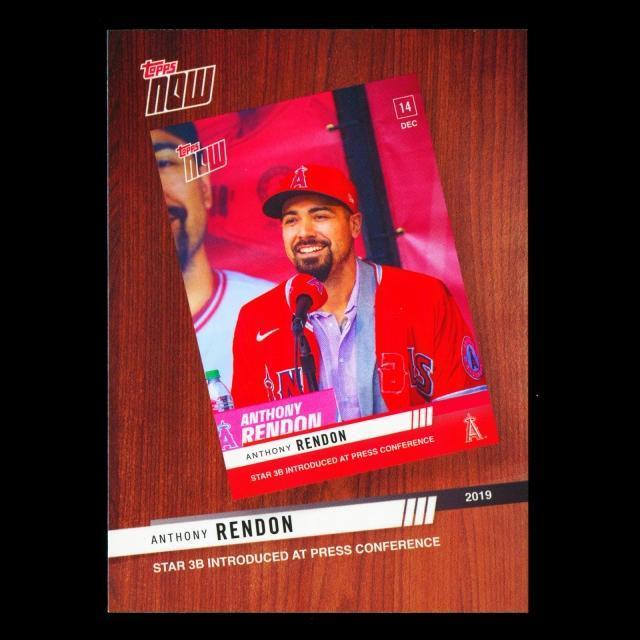 Anthony Rendon 2020 Topps - Topps Now Review Angels