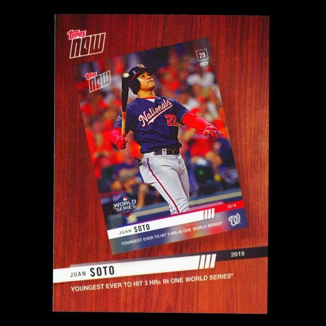 Juan Soto 2020 Topps - Topps Now Review Nationals