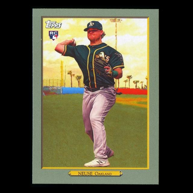 Sheldon Neuse RC 2020 Topps Turkey Red Rookie Athletics