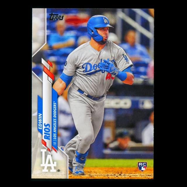 Edwin Rios RC 2020 Topps Rookie Dodgers