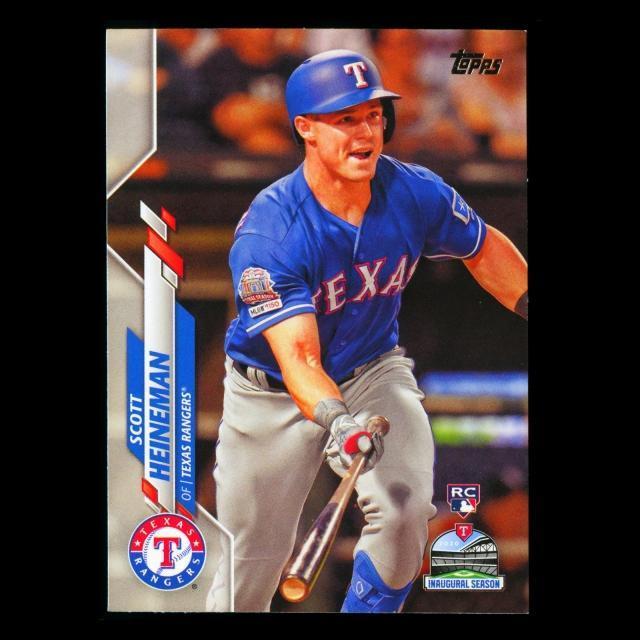Scott Heineman RC 2020 Topps Rookie Inaugural Season Rangers