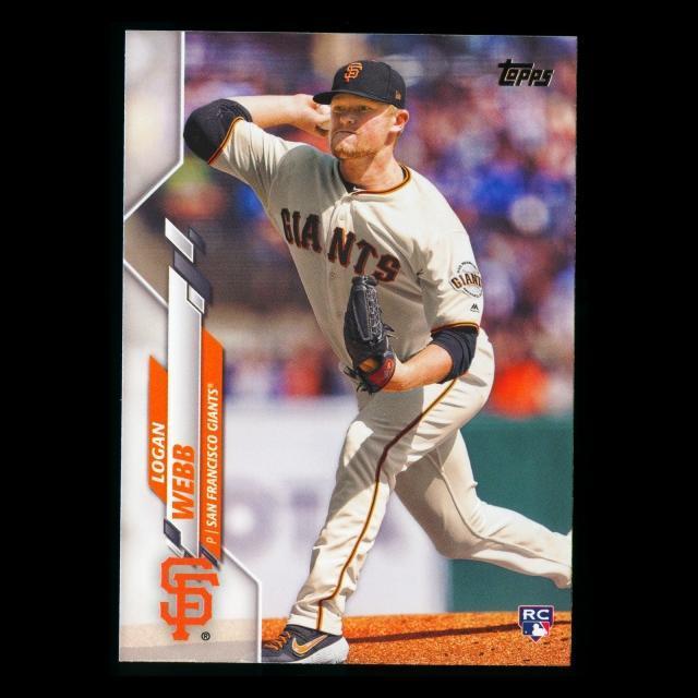 Logan Webb RC 2020 Topps Rookie Giants